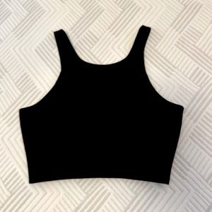 Parker New York black crop top